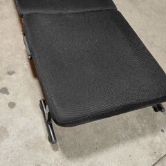 折りたたみベッド 中古　ブラックの画像