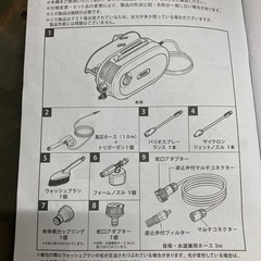 ケルヒャー家庭用高圧洗浄機の画像