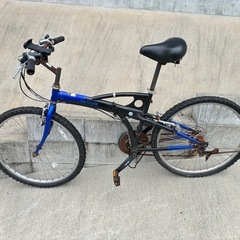 折り畳み自転車 マウンテンバイクの画像
