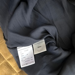 ドット柄黒ワンピースの画像