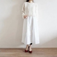 ニットワンピース　セットの画像