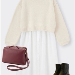 ニットワンピース　セットの画像