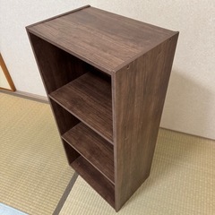 カラーボックス（木目）の画像