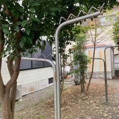 ステンレス物干し台の画像