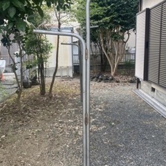 ステンレス物干し台の画像