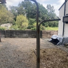 ステンレス物干し台の画像