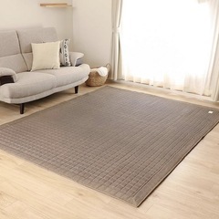 【未開封】キルティングラグ、カーペット、ラグマット185cm✖️185cmの画像