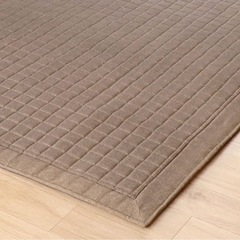 【未開封】キルティングラグ、カーペット、ラグマット185cm✖️185cmの画像