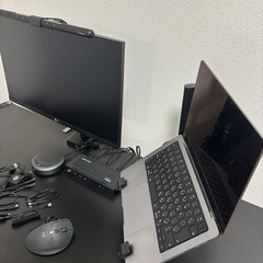 デスク環境セット USB-C一本接続・在宅ワークに最適の画像