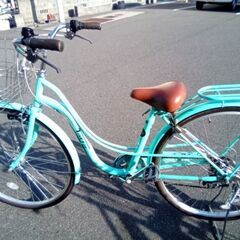 2７インチ　変速　LEDオートライト　グリーンの画像