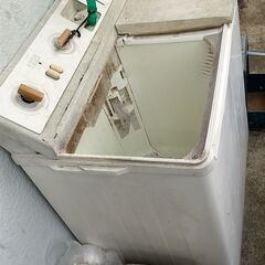 二槽式洗濯機　ジャンク品　無料の画像