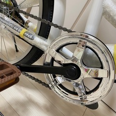 折りたたみ自転車　白　未使用の画像