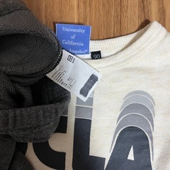 UCLA トレーナー　ユニクロレギンス　80 韓国子供服　ユニクロ　男の子保育園着　男の子服80 90の画像