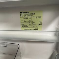TOSHIBA GR-C34N 冷蔵庫の画像