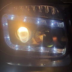 JUNYAN製　シャークヘッドライト jb23 ジムニー用 中古美品の画像