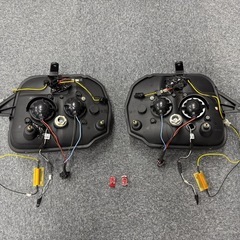 JUNYAN製　シャークヘッドライト jb23 ジムニー用 中古美品の画像