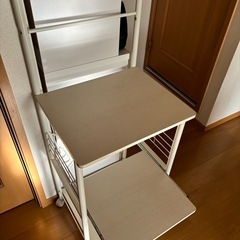 電子レンジ トースター 炊飯器　キッチンボード ラック キャビネットの画像