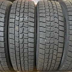 バリ山 高年式2024年製造 175/65R15 ダンロップ スタッドレスタイヤホイールセット4本の画像
