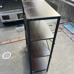 決まり木製　棚の画像