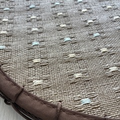 ニトリ　円型クッション　2個組　屋外使用品の画像