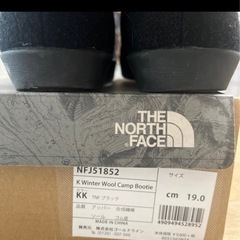 ムートンブーツThe North Face19㎝　の画像
