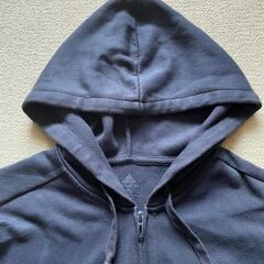 ★USED美品★アディダス スウェット パーカー レディース＆キッズ（ジュニア）Sサイズ 140～155㎝目安の画像