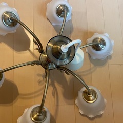 アンティーク　シャンデリア　シーリングライト　3個セットの画像