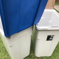 連結できるゴミ箱×2セットの画像