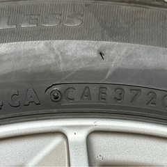 185/60R15 ブリヂストン スタッドレスタイヤホイールセット 2020年製造 4本の画像