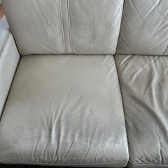 決まりました！本革　3人掛けソファー　ハイバック　引渡し日指定有　の画像