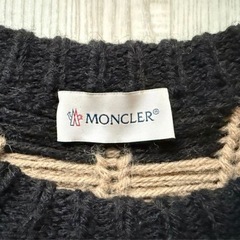 MONCLER モンクレール 総柄 ニット セーター アルパカ タグ付き Sの画像