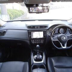 即乗りＯＫ 4WD エクストレイル ２０Ｘｉハイブリッド 後期 プロパイロット エマージェンシーブレーキ ナビ フルセグTV Bluetooth アラウンドビューモニター パワーバックドア インテリキー 撥水シート 全席シートヒーター LEDライト LEDフォグ ETCの画像