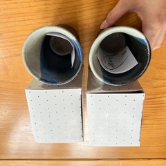 【新品未使用】富士山ペア湯呑みの画像