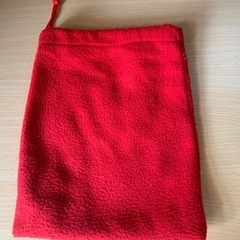 PUMA プーマ 刺繍ロゴ ブランケット 赤 ❤️ の画像