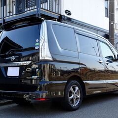 即乗りＯＫ 28年式 セレナハイブリッド 後期 エマージェンシーブレーキ ナビ フルセグTV Bluetooth フリップダウンモニター アラウンドビューモニター 両側パワスラ インテリキー クルコン LEDライト ETCの画像