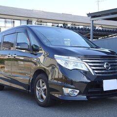 即乗りＯＫ 28年式 セレナハイブリッド 後期 エマージェンシーブレーキ ナビ フルセグTV Bluetooth フリップダウンモニター アラウンドビューモニター 両側パワスラ インテリキー クルコン LEDライト ETCの画像