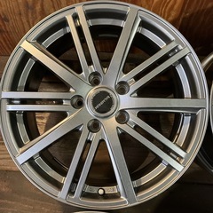 アルミホイール17インチ7J 4本／114.3-5H +45／BS BALMINUM A4973の画像