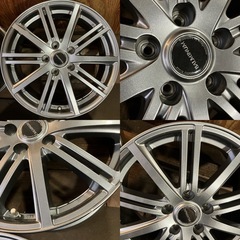 アルミホイール17インチ7J 4本／114.3-5H +45／BS BALMINUM A4973の画像