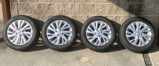 決まりました。新車ゼロ走行外し　スズキ純正アルミホイール　155/65/14  ダイハツ　ホンダにもにも