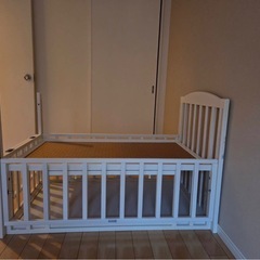 【急募】ベビーベッド ホワイト  の画像