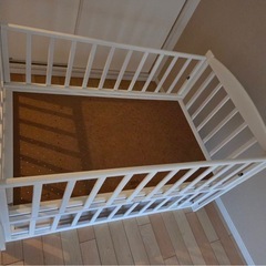 【急募】ベビーベッド ホワイト  の画像