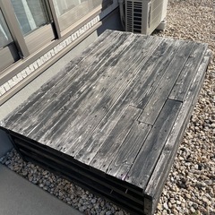 DIY ウッドデッキの画像