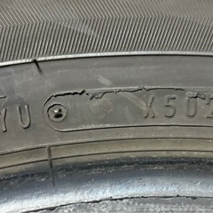 バリ山 ダンロップ スタッドレスタイヤ タイヤのみ4本 2022年製造の画像