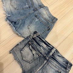 ショーパン　デニム　ショートパンツの画像