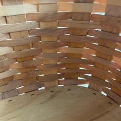かご　竹製編みかごの画像