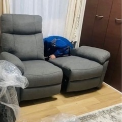 電動リクライニングそふぁソファの画像