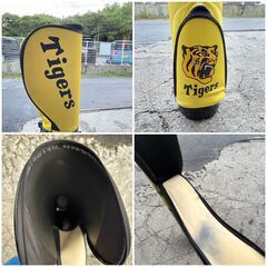 【‼️タイガースグッズ✨】阪神タイガース ゴルフクラブケース＆キャディバッグ 2点セット 🎌✨簡易清掃・現状渡し品❗️の画像