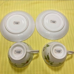 ノリタケ カップ&ソーサー 2客セット コンテンポラリー 果実柄 フルーツの画像