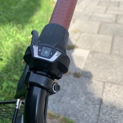 〔週末価格〕激安早い者勝ち６段変速ギア自転車・ブラウン・オレンジほぼ本体新品の画像