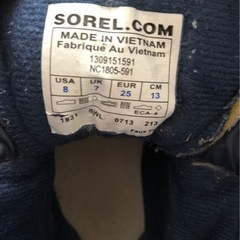 SOREL スノーブーツの画像